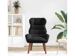 Poltrona* Poltrona | Cadeira de Sala | Cadeira Relaxante 69x74x93 cm Veludo SHL299531 Preto
