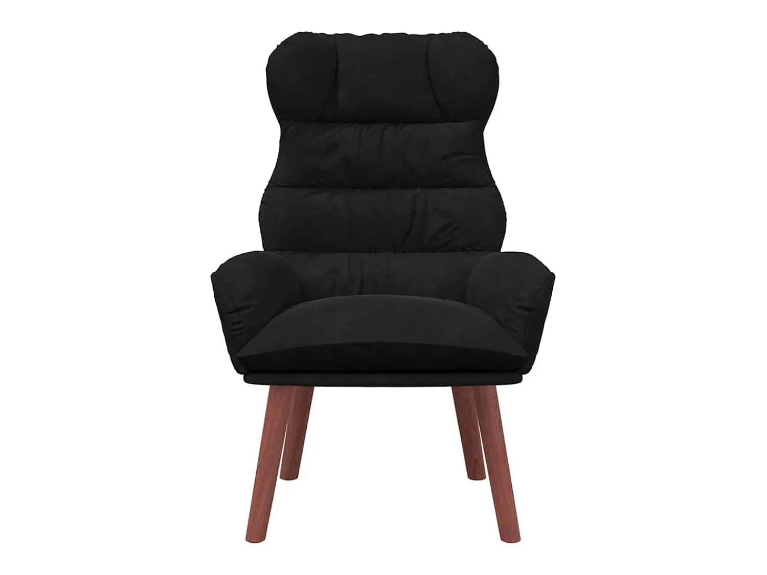Poltrona* Poltrona | Cadeira de Sala | Cadeira Relaxante 69x74x93 cm Veludo SHL299531 Preto
