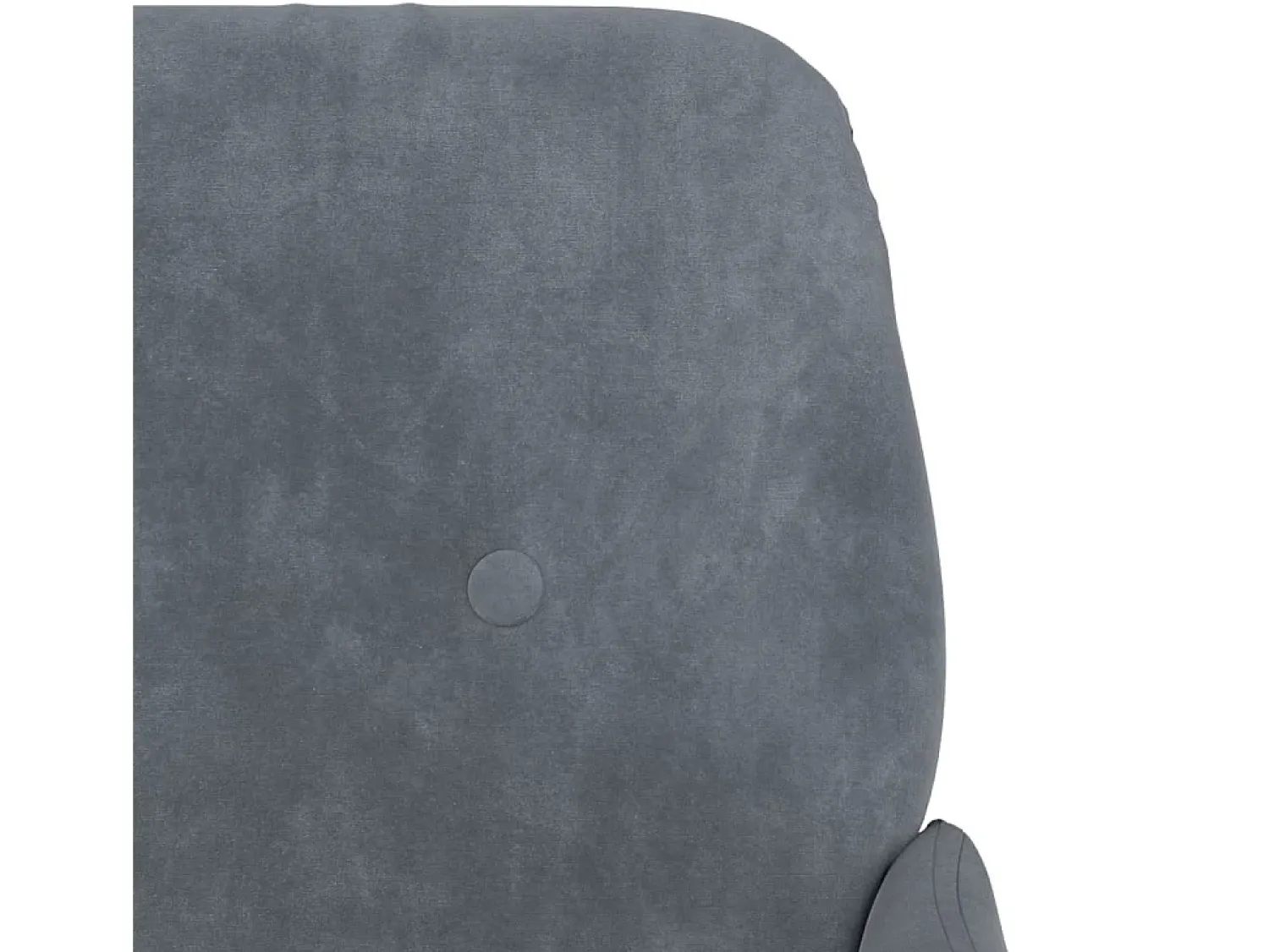 Best Poltrona | Cadeira Relax com apoio de braços 62x79x79 cm veludo cinzento-escuro SHL316671 Cinza antracite