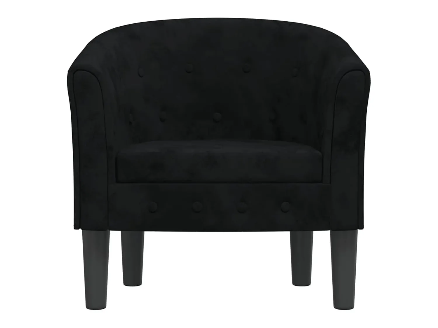Poltrona| Poltrona | Cadeira Relax | Poltrona Confortável para Sala veludo SHL877136 Preto