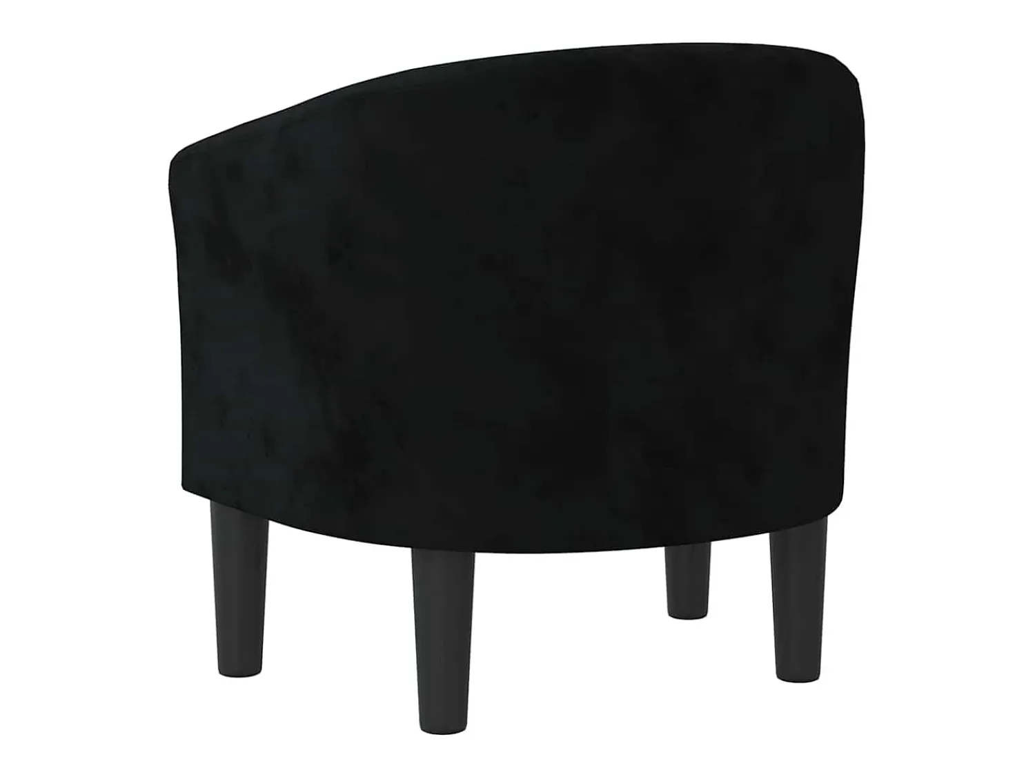 Poltrona| Poltrona | Cadeira Relax | Poltrona Confortável para Sala veludo SHL877136 Preto