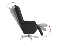 Poltrona | Cadeira Relax | Cadeira reclinável com apoio de pés couro artificial SHL679766^ Poltrona