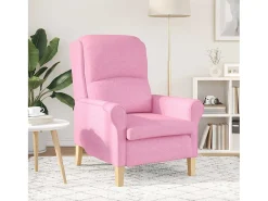 Online Poltrona | Cadeira Relax | Poltrona Confortável para Sala 76x94x102 cm tecido SHL470401 Rosa