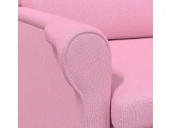 Online Poltrona | Cadeira Relax | Poltrona Confortável para Sala 76x94x102 cm tecido SHL470401 Rosa
