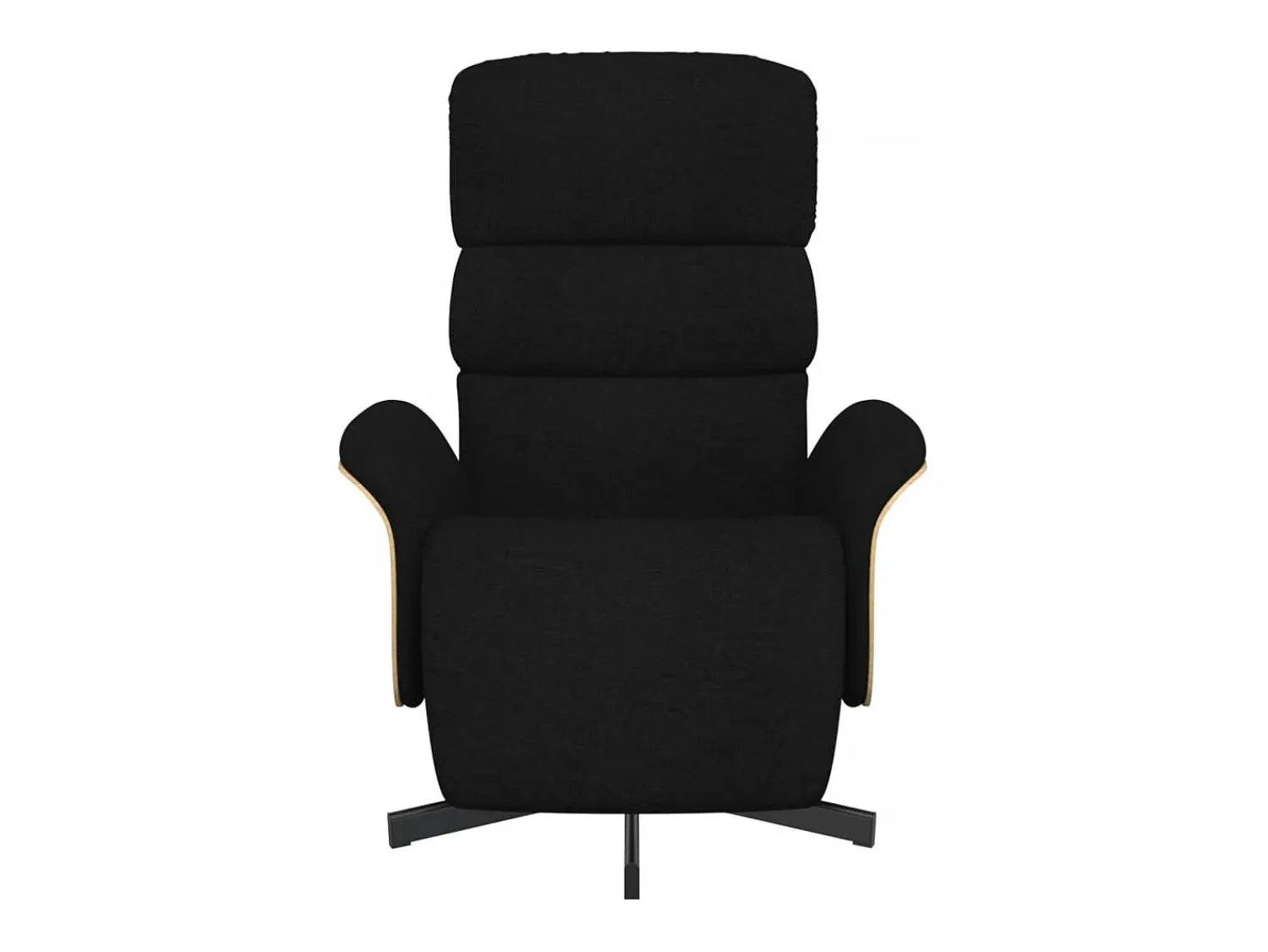 Clearance Poltrona | Cadeira Relax | Cadeira reclinável com apoio de pés tecido SHL736430 Preto
