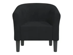Poltrona | Cadeira Relax | Poltrona Confortável para Sala veludo SHL6395 Preto