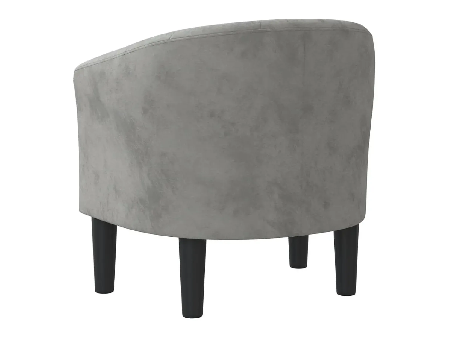 Poltrona| Poltrona | Cadeira Relax | Poltrona Confortável para Sala veludo -claro SHL390866 Cinzento