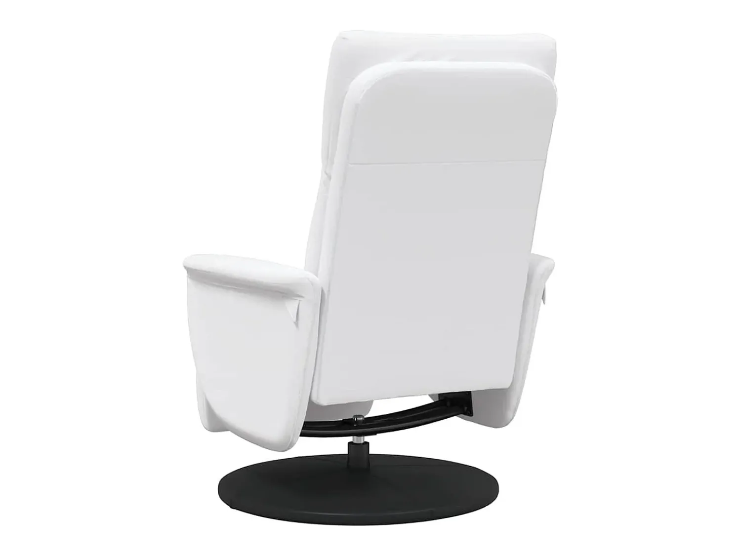 Poltrona* Poltrona | Cadeira Relax | Cadeira reclinável com apoio de pés couro artificial SHL718634 Branco