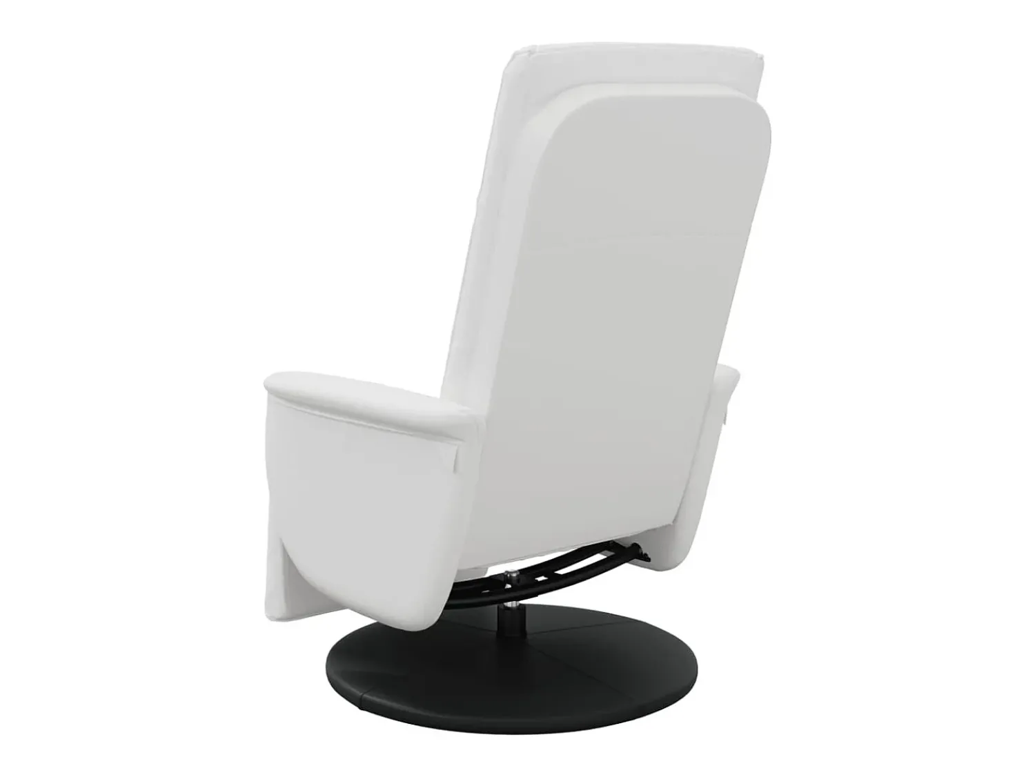 Sale Poltrona | Cadeira Relax | Cadeira reclinável com apoio de pés couro artificial SHL928383 Branco