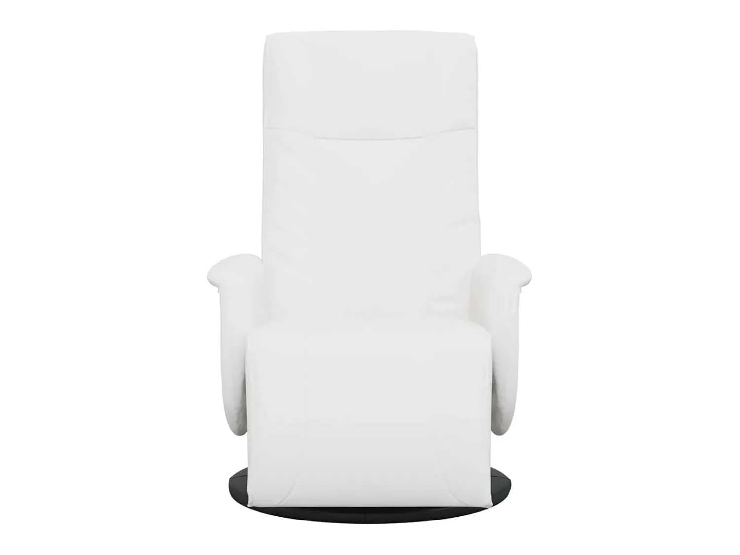 Sale Poltrona | Cadeira Relax | Cadeira reclinável com apoio de pés couro artificial SHL928383 Branco
