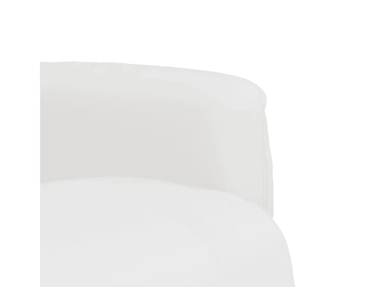 Sale Poltrona | Cadeira Relax | Cadeira reclinável com apoio de pés couro artificial SHL928383 Branco