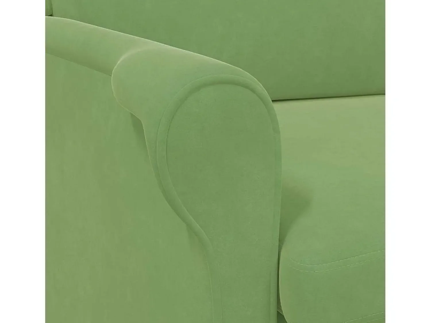 Outlet Poltrona | Cadeira Relax | Poltrona Confortável para Sala 76x94x102 cm Veludo SHL360737 Verde claro