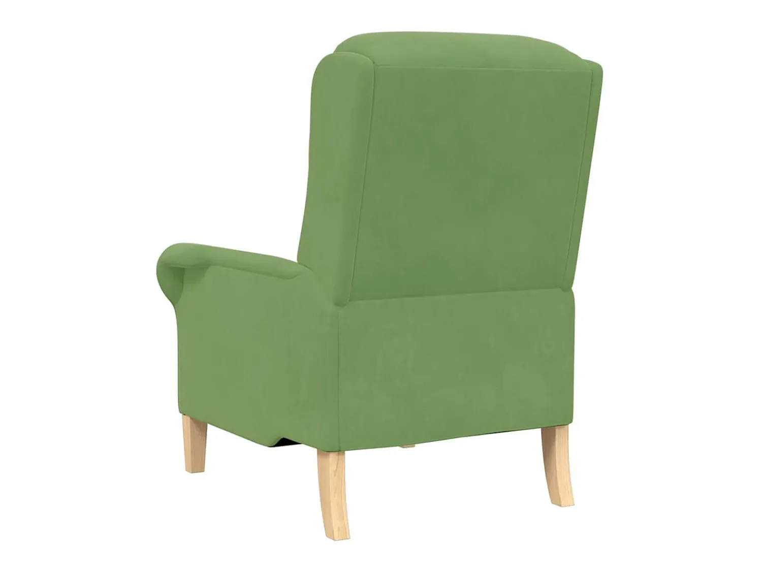 Outlet Poltrona | Cadeira Relax | Poltrona Confortável para Sala 76x94x102 cm Veludo SHL360737 Verde claro