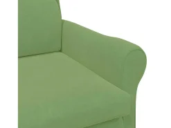 Outlet Poltrona | Cadeira Relax | Poltrona Confortável para Sala 76x94x102 cm Veludo SHL360737 Verde claro