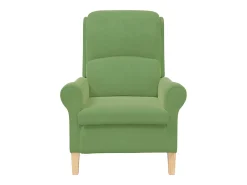 Outlet Poltrona | Cadeira Relax | Poltrona Confortável para Sala 76x94x102 cm Veludo SHL360737 Verde claro