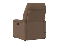 Poltrona| Poltrona | Cadeira Relax | Cadeira reclinável tecido SHL471404 Castanho