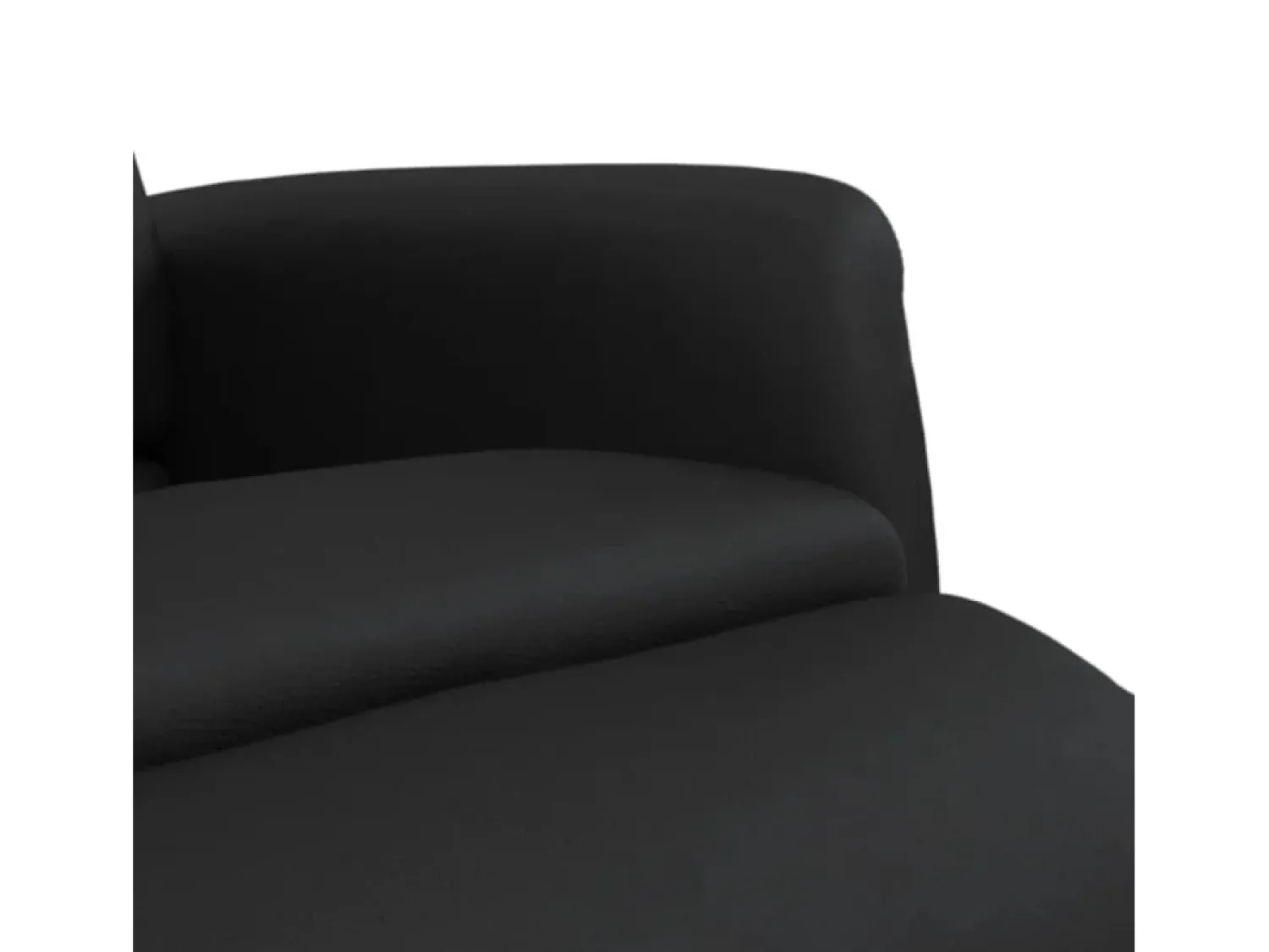 Poltrona| Poltrona | Cadeira Relax | Cadeira reclinável com apoio de pés couro artificial SHL281163 Preto