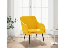 Poltrona | Cadeira Relax com apoio de braços 63x76x80 cm veludo SHL821293^ Poltrona