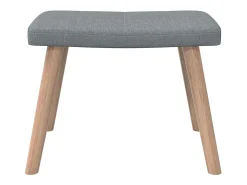 Sale Poltrona | Cadeira Relax + banco tecido -claro SHL757870 Cinzento