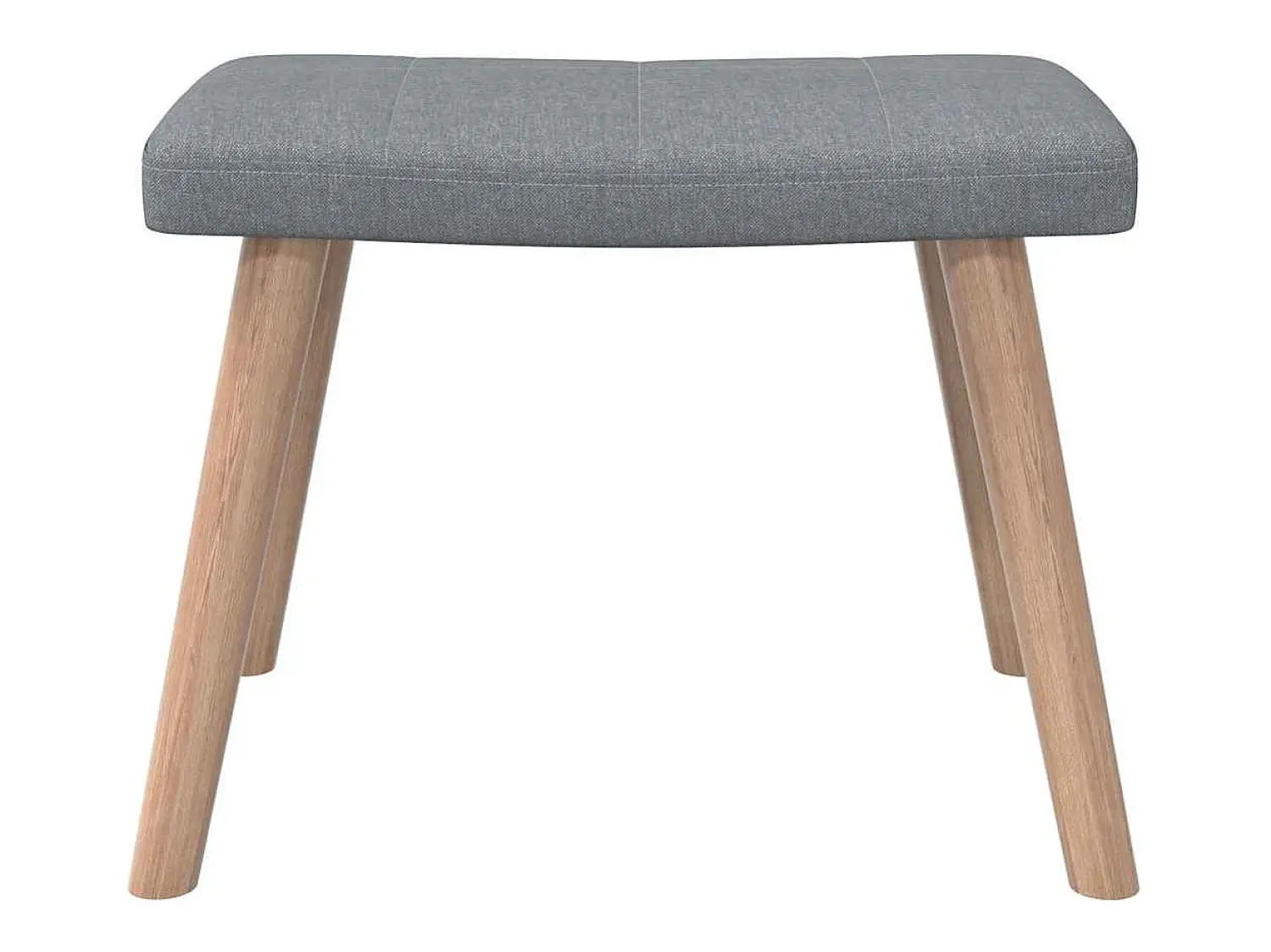 Sale Poltrona | Cadeira Relax + banco tecido -claro SHL757870 Cinzento