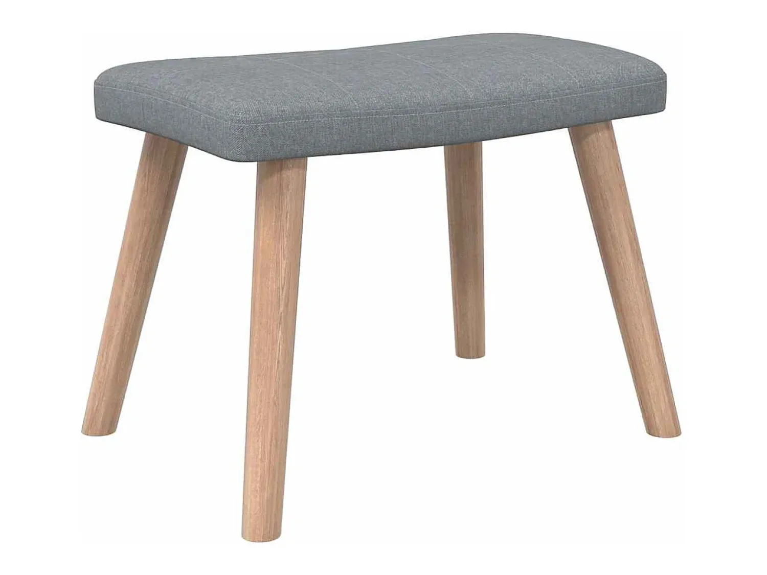 Sale Poltrona | Cadeira Relax + banco tecido -claro SHL757870 Cinzento