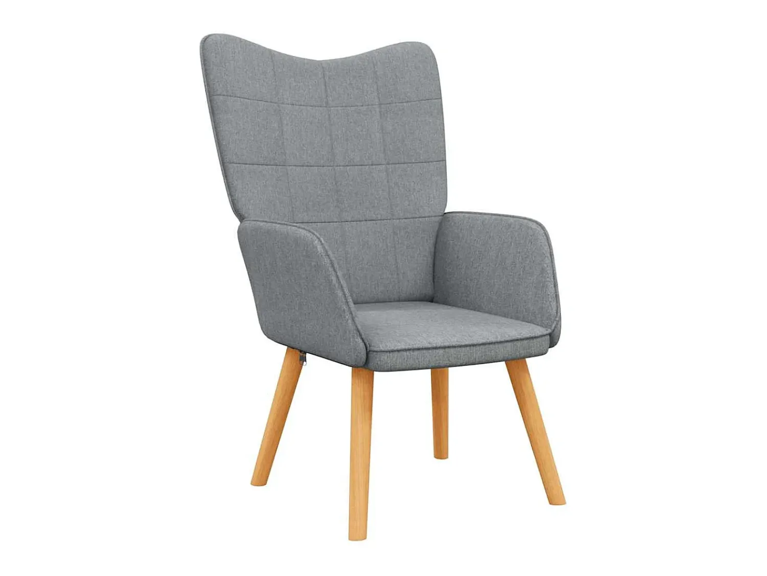 Sale Poltrona | Cadeira Relax + banco tecido -claro SHL757870 Cinzento