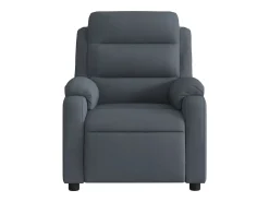 Poltrona | Cadeira Relax | Cadeira reclinável veludo cinzento-escuro SHL593256^ Poltrona
