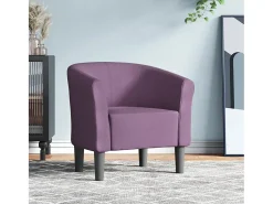 New Poltrona | Cadeira Relax | Poltrona Confortável para Sala tecido roxo SHL285895 Violeta