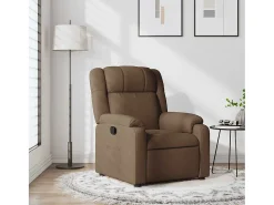 Poltrona | Cadeira Relax | Cadeira reclinável tecido SHL221964^ Poltrona