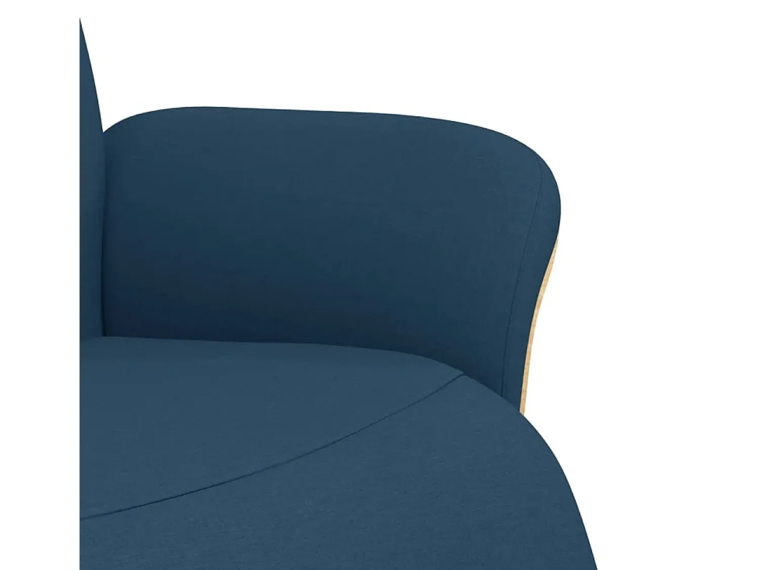 Clearance Poltrona | Cadeira Relax | Cadeira reclinável com apoio de pés tecido SHL605348 Azul
