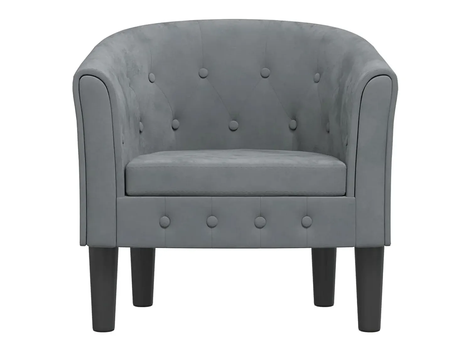 Poltrona | Cadeira Relax | Poltrona Confortável para Sala veludo cinzento-escuro SHL333425^ Poltrona