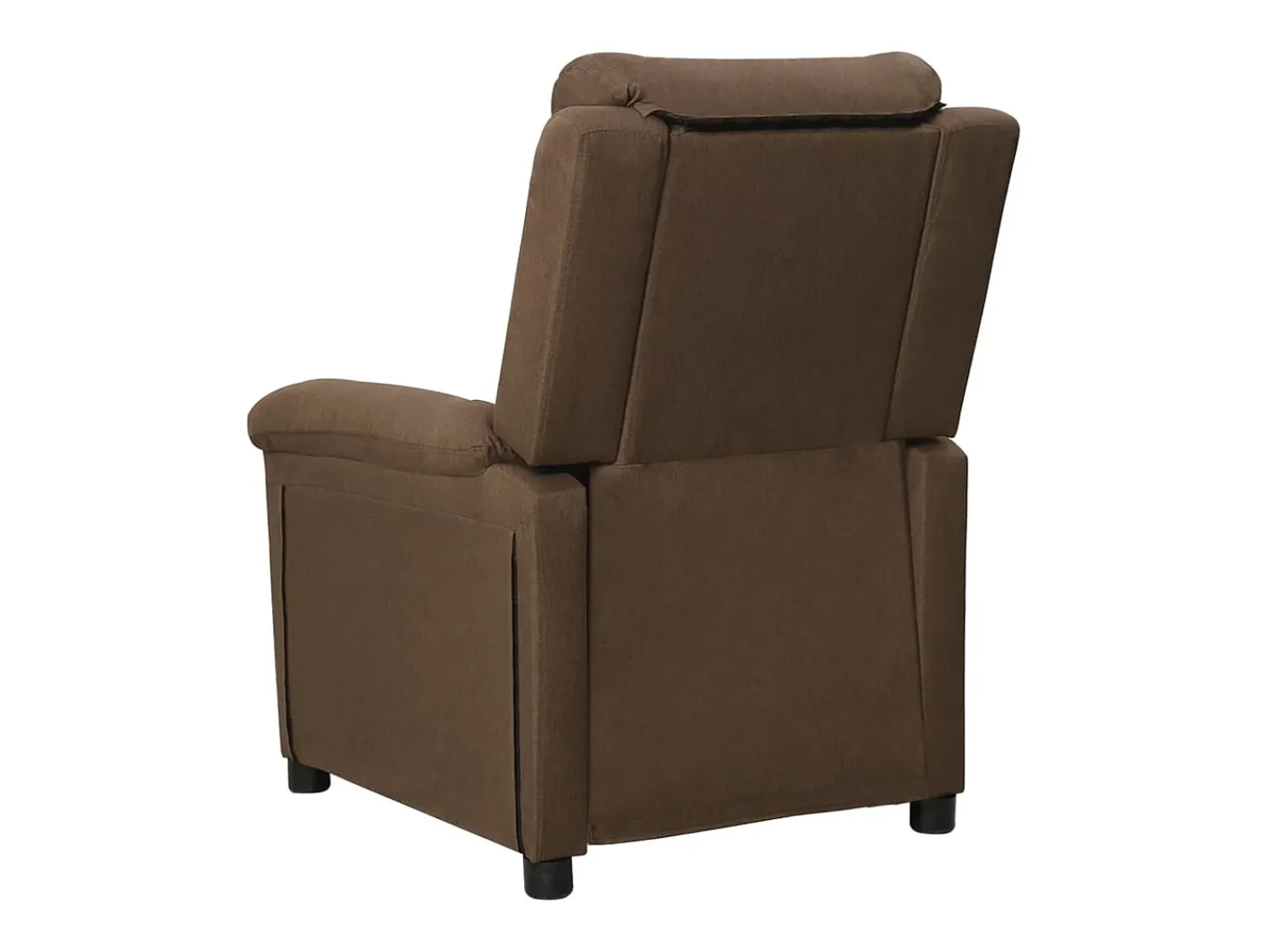 Outlet Poltrona | Cadeira Relax | Cadeira reclinável tecido SHL67488 Castanho