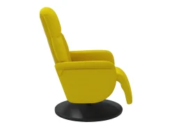 Poltrona | Cadeira Relax | Cadeirão reclinável com apoio de pés veludo SHL146770^ Poltrona