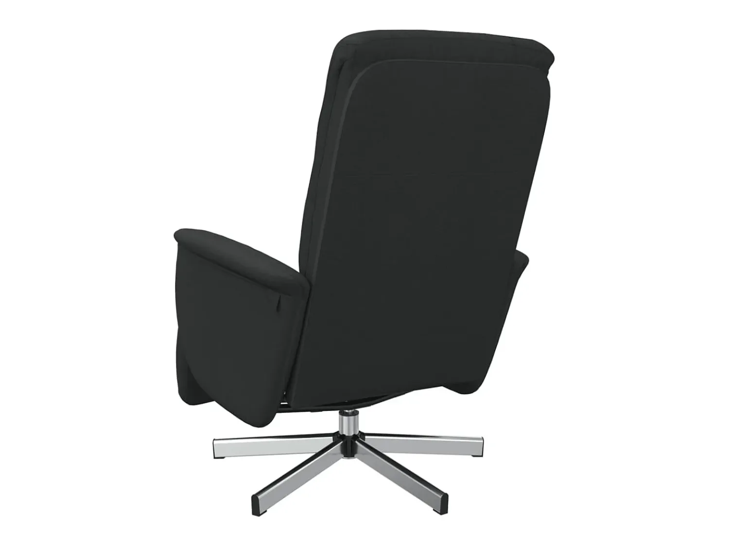 Poltrona| Poltrona | Cadeira Relax | Cadeira reclinável com apoio de pés tecido SHL292878 Preto