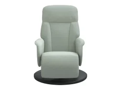 Poltrona* Poltrona | Cadeira Relax | Cadeirão reclinável com apoio de pés veludo -claro SHL819704 Cinzento