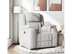 Poltrona | Cadeira Relax | Cadeira reclinável tecido nuvem SHL55998^ Poltrona