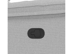 Poltrona | Cadeira Relax | Cadeira reclinável tecido nuvem SHL55998^ Poltrona