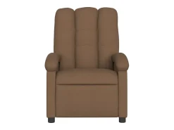 Poltrona| Poltrona | Cadeira Relax | Cadeira reclinável tecido SHL779969 Castanho