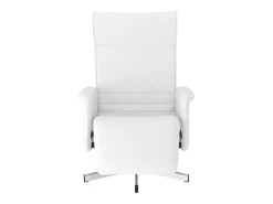 Poltrona | Cadeira Relax | Cadeira reclinável com apoio de pés couro artificial SHL640422^ Poltrona