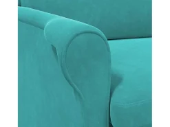 Poltrona | Cadeira Relax | Poltrona Confortável para Sala Turquesa 76x94x102 cm Veludo SHL134762^ Poltrona