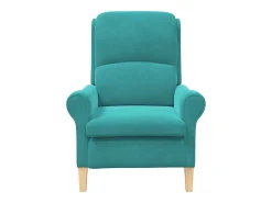 Poltrona | Cadeira Relax | Poltrona Confortável para Sala Turquesa 76x94x102 cm Veludo SHL134762^ Poltrona