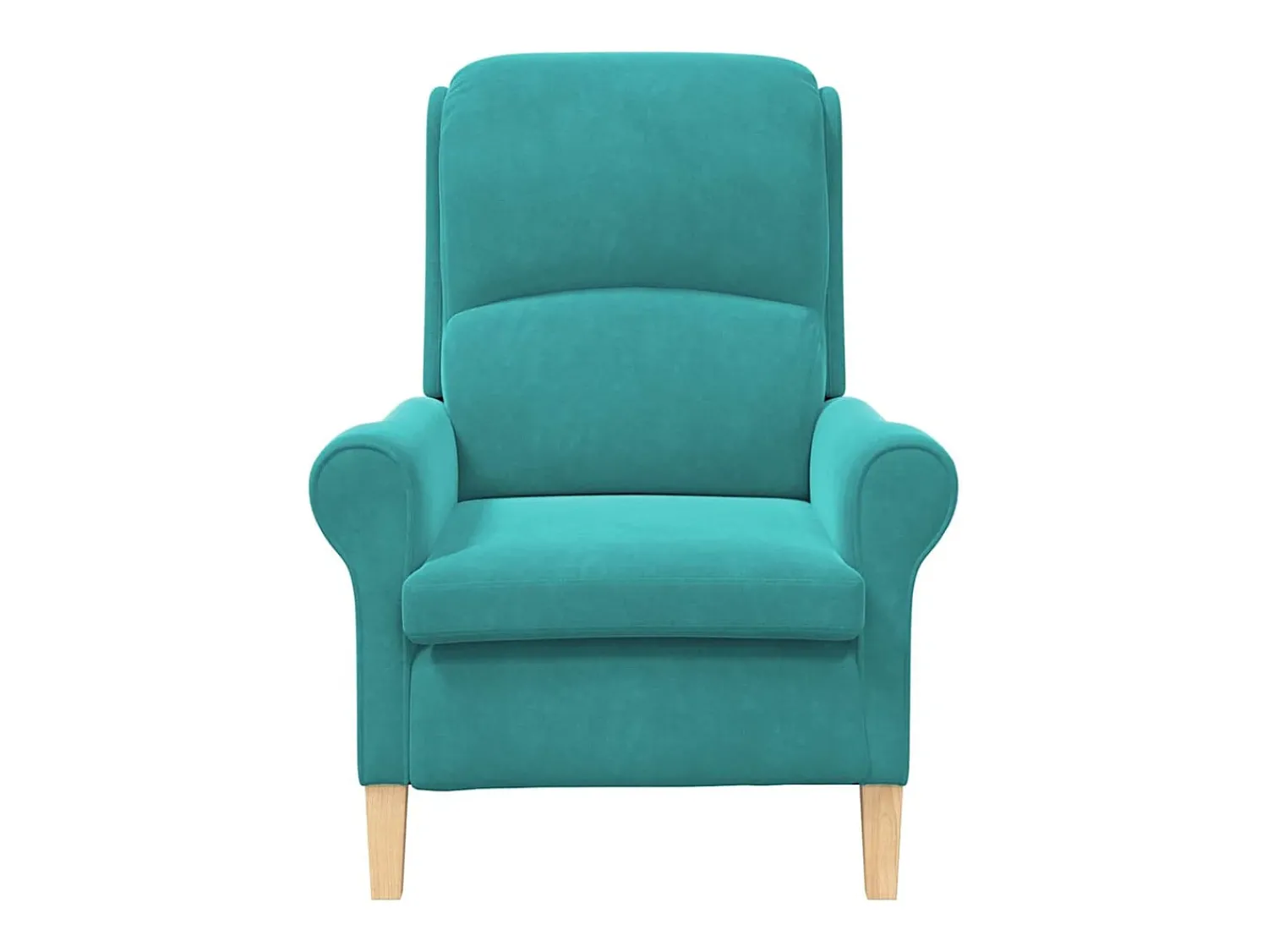 Poltrona | Cadeira Relax | Poltrona Confortável para Sala Turquesa 76x94x102 cm Veludo SHL134762^ Poltrona