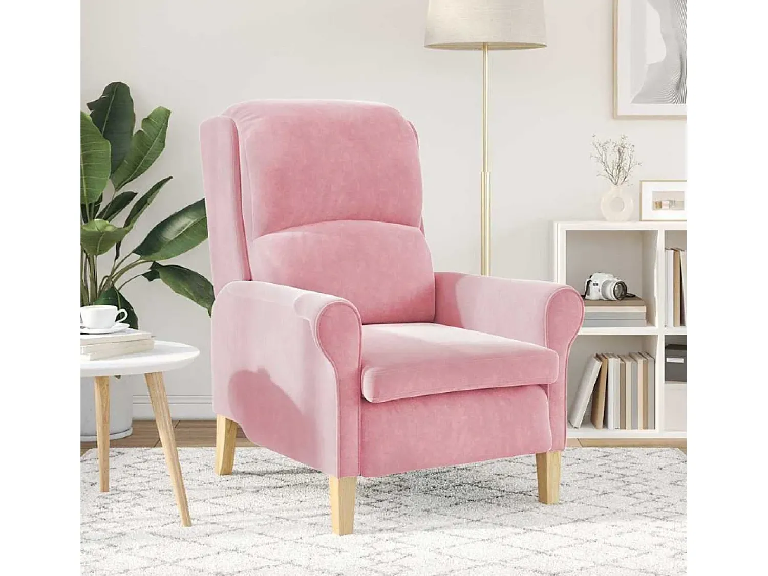 Poltrona | Cadeira Relax | Poltrona Confortável para Sala 76x94x102 cm Veludo SHL576724^ Poltrona
