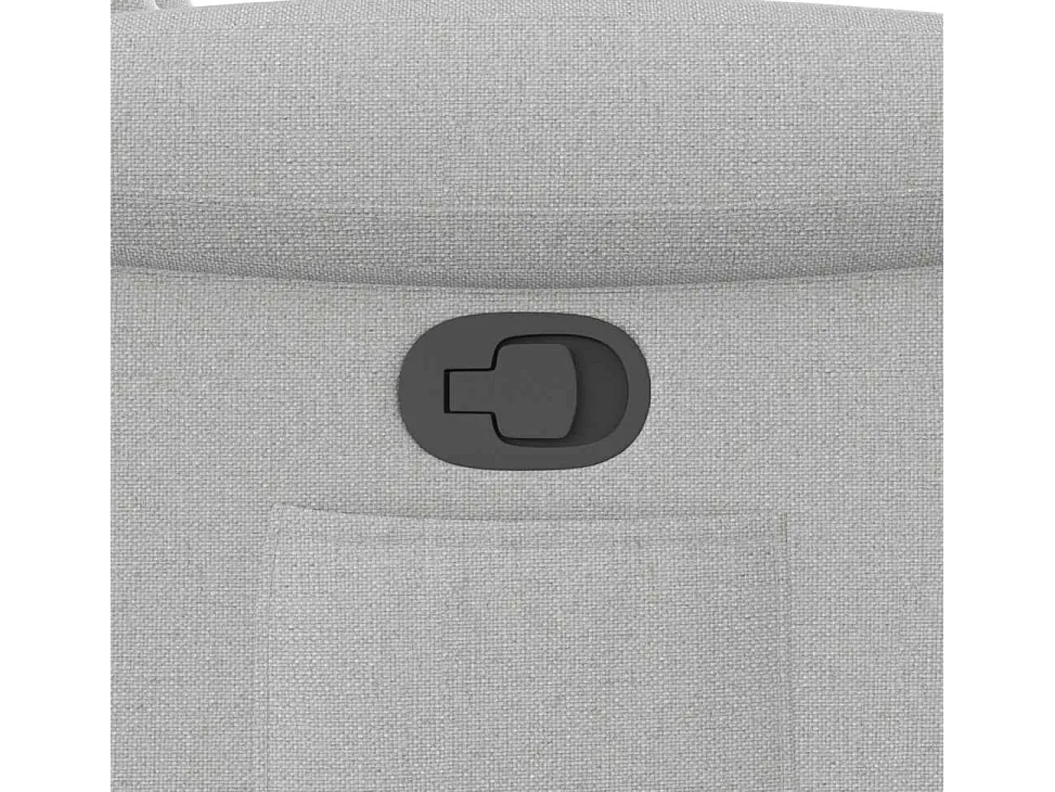 Best Poltrona | Cadeira Relax | Cadeira reclinável tecido nuvem SHL651771 Cinzento