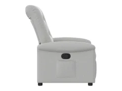 Best Poltrona | Cadeira Relax | Cadeira reclinável tecido nuvem SHL651771 Cinzento