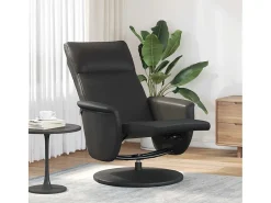 Poltrona | Cadeira Relax | Cadeira reclinável com apoio de pés couro artificial SHL532682^ Poltrona
