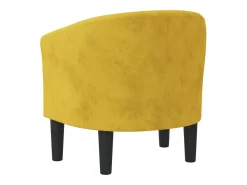 Online Poltrona | Cadeira Relax | Poltrona Confortável para Sala veludo SHL728291 Amarelo