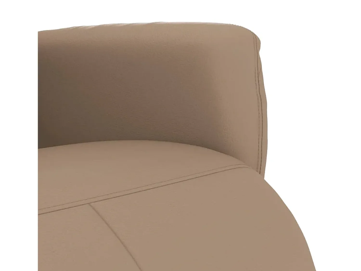 Poltrona | Cadeira Relax | Cadeira reclinável com apoio de pés couro artificial cappuccino SHL5939^ Poltrona