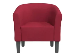 Poltrona* Poltrona | Cadeira Relax | Poltrona Confortável para Sala tecido tinto SHL246021 Vermelho