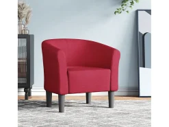 Poltrona* Poltrona | Cadeira Relax | Poltrona Confortável para Sala tecido tinto SHL246021 Vermelho
